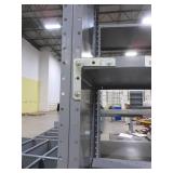 GRAY METAL SHELVING UNITS- DOUBLE WIDE