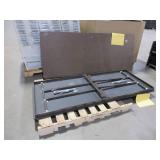 AMTAB WOOD GRAIN TOP FOLDING TABLES