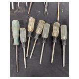 Assorted Screwdrivers & Hand Tools