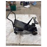 Black Metal Welding Cart