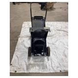 Black Metal Welding Cart