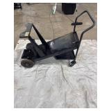 Black Metal Welding Cart