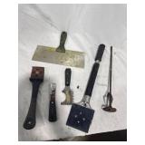 Assorted Hand Scrapers & Tools