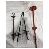 Assorted Metal Ground Anchors