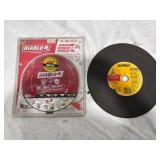 Diablo Saw Blade & DeWalt Cut-Off Wheel
