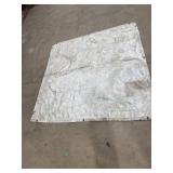 Industrial Light Fixture, Cord & Tarp