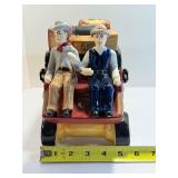 Collectible Wells Fargo & Co. Ceramic Stagecoach Cookie Jar.