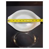 RARE 1960s Pyrex "Golden Acorn" Oval Casserole Dish #043 (1.5 QT) MCM w/ Lid EUC