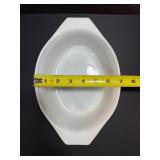 RARE 1960s Pyrex "Golden Acorn" Oval Casserole Dish #043 (1.5 QT) MCM w/ Lid EUC