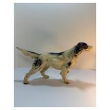 RARE Antique HUBLEY Cast Iron English Setter Pointer Hunting Dog Doorstop - 15" L