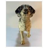 RARE Antique HUBLEY Cast Iron English Setter Pointer Hunting Dog Doorstop - 15" L