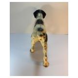 RARE Antique HUBLEY Cast Iron English Setter Pointer Hunting Dog Doorstop - 15" L