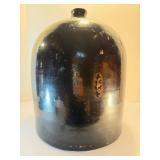 Antique 19th/20th Century Albany Slip Brown Glazed Stoneware Jug