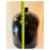 Antique 19th/20th Century Albany Slip Brown Glazed Stoneware Jug