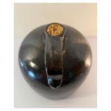 Antique 19th/20th Century Albany Slip Brown Glazed Stoneware Jug