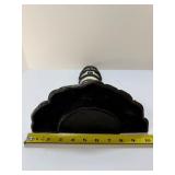 RARE Antique Cast Iron Cape Hatteras Lighthouse Doorstop - Original Paint & Patina - Early 20th C. American Folk Art