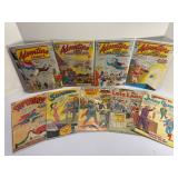 This collection features several vintage DC Comics from the Silver Age, primarily focusing on characters from the Superman family of titles. The comics appear to be in good collectible condition. All 