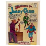 This collection features several vintage DC Comics from the Silver Age, primarily focusing on characters from the Superman family of titles. The comics appear to be in good collectible condition. All 