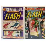 VINTAGE DC Comics: THE FLASH HUGE Lot of 10 Bronze Age Comic Books (1970s) - Bagged & Boarded!