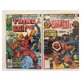 Lot of 10 BRONZE AGE Marvel TWO-IN-ONE Comics - The Thing Team-Ups w/ HULK, Black Bolt, Warlock, Nova, Sub-Marine.