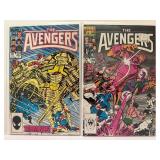 Huge Lot of 10 Marvel The Avengers & West Coast Comics - Key Issues: 1st Nebula, Kang, Terminus, Absorbing Man.  All comic books are bagged and boarded.