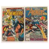 Huge Lot of 10 Marvel The Avengers & West Coast Comics - Key Issues: 1st Nebula, Kang, Terminus, Absorbing Man.  All comic books are bagged and boarded.