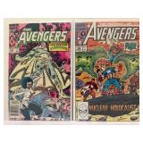 Vintage Marvel Comics AVENGERS Lot (10 Issues) - Key Appearances: Yellowjacket, Captain Marvel (Monica Rambeau), Doctor Doom, & More (1980s-1990s). All comic books are bagged and boarded.