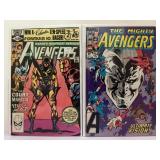 Vintage Marvel Comics AVENGERS WEST COAST & THE AVENGERS Lot (11 Total) incl. 1st NEBULA Appearance & ACTS OF VENGEANCE. All comic books are bagged and boarded.