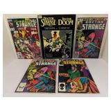 Vintage Doctor Strange Comic Book Lot (5 Comics): Triumph & Torment GN, Sorcerer Supreme #55, Vol 2 #57, #65. All comic books are bagged and boarded.