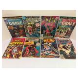 Vintage Horror & Sci-Fi Comic Book Lot (8 total) - Marvel, DC, EC - Bronze Age Classics. All comic books are bagged and boarded.