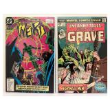 Vintage Horror & Sci-Fi Comic Book Lot (8 total) - Marvel, DC, EC - Bronze Age Classics. All comic books are bagged and boarded.