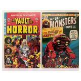 Vintage Horror & Sci-Fi Comic Book Lot (8 total) - Marvel, DC, EC - Bronze Age Classics. All comic books are bagged and boarded.