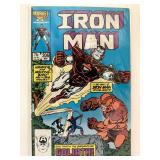 Lot of 9 Vintage MARVEL IRON MAN Comic Books - ANNUALS, WHAT IF, #55 Reprint. All comic books are bagged and boarded.