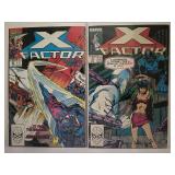 HUGE Lot of 11 Vintage Marvel X-Factor Comics (1988-1993) Key Issues: Fall of Mutants, Inferno, Apocalypse Crossover! All comic books are bagged and boarded.