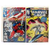 SILVER SURFER Comic Book Lot (10 Issues) The Herald Ordeal / Infinity Gauntlet Keys. All comic books are bagged and boarded.