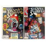 SILVER SURFER Comic Book Lot (10 Issues) The Herald Ordeal / Infinity Gauntlet Keys. All comic books are bagged and boarded.
