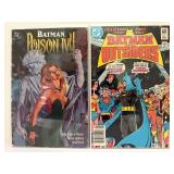 Vintage 10-Comic LOT: Batman Crossovers & Key Issues (Legends of the Dark Knight, Outsiders, Predator, Poison Ivy TPB). All comic books are bagged and boarded.