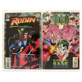 Vintage 10-Comic LOT: Batman Crossovers & Key Issues (Legends of the Dark Knight, Outsiders, Predator, Poison Ivy TPB). All comic books are bagged and boarded.