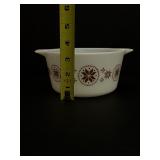 Vtg PYREX Mixed Set "Town & Country" Mixing & Casserole Bowls (3 PC) 400 & 700 Series MCM