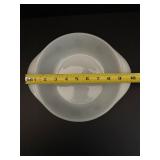 Vintage Jeannette Glasbake "Green Daisy" Milk Glass Oval Casserole Dishes (Set of 2) w/ Lids MCM