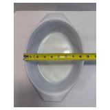 Vintage Pyrex Early American 2-Pc Set | #043 #045 Casseroles w/ Lid. The first Pyrex pattern to use  22K Gold.