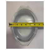 Vintage Pyrex Early American 2-Pc Set | #043 #045 Casseroles w/ Lid. The first Pyrex pattern to use  22K Gold.