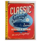 Title: Classic Garage Service & Repair Retro Vintage Style Metal Tin Sign 8x12 in Decor