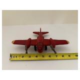 RARE VINTAGE WYANDOTTE (All Metal Products Co.) BELL YFM-1 AIRACUDA DIE-CAST TOY AIRPLANE
