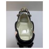 Vintage 1999 Clay Art "Biker Hogs" Pigs on Motorcycle Ceramic Cookie Jar