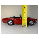 Rare Ertl / Britains Collectibles 1:18 Scale Diecast Model Red Triumph TR6 Roadster