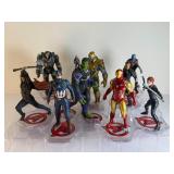 Disney Marvel Avengers Endgame Exclusive 9-Piece PVC Deluxe Figure Play Set Hulk Ant-Man Thanos