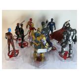Disney Marvel Avengers Endgame Exclusive 9-Piece PVC Deluxe Figure Play Set Hulk Ant-Man Thanos