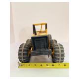 VINTAGE 1960s/70s Tonka Pressed Steel Road Grader Toy Truck - YELLOW w/ Steering