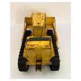 Vintage 1960s Nylint #4200 Pressed Steel Bulldozer Toy - Yellow Construction Dozer